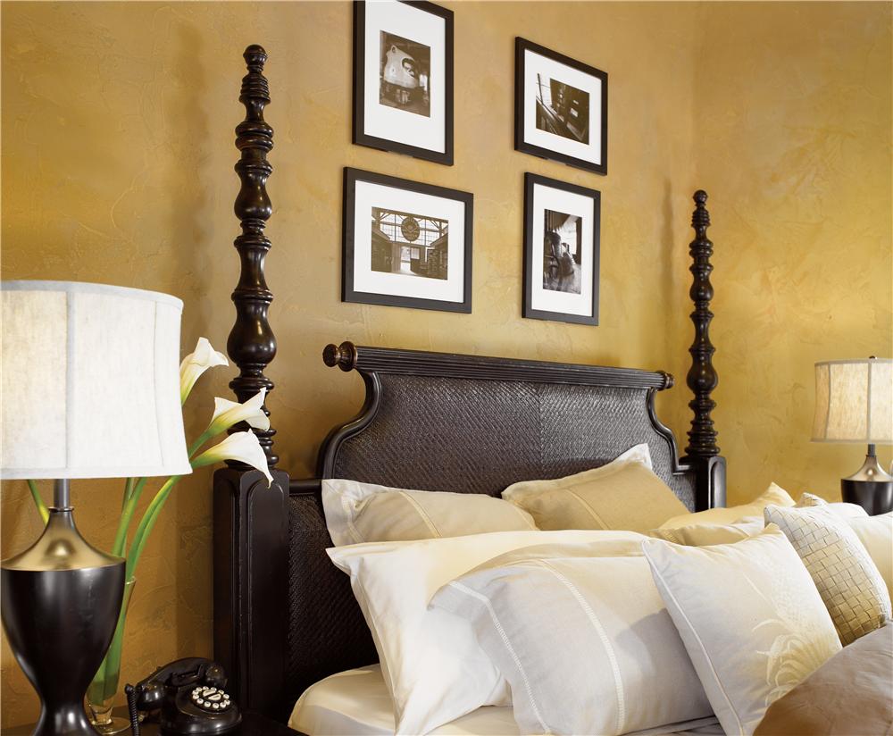 Tommy Bahama Home Kingstown 619174C KingSize Sovereign Poster Bed with Canopy Baer's